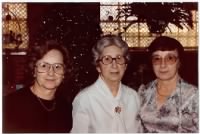 Annie Molero Chaplain (center) with her daughters, Peggy Martinez & Anna Guerra