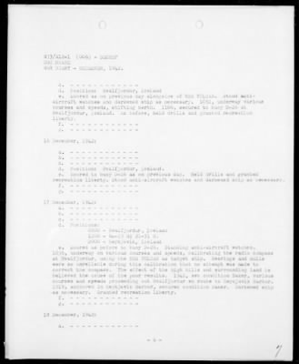 USCGC DUANE > War Diary, 12/1-31/42