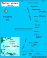 Tinian Island in the South Pacific Ocean