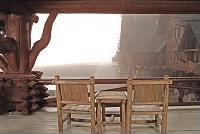 Viewing Deck in Old Faithful Inn