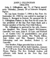 obituary of john gillingham
