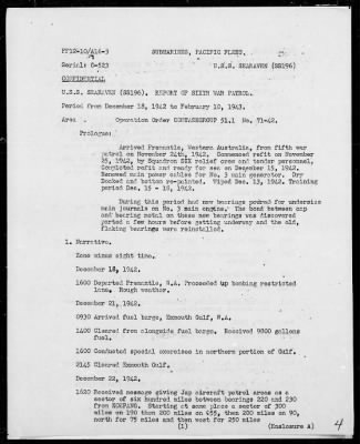 COMSUBPAC > SEARAVEN - Report of 6th War patrol (Enc A-B)