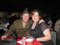 B-25 Pilot's other Nephew L) Lynn Ritger and his wife, Debi Ritger