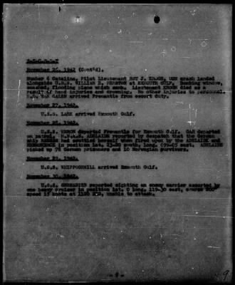 Thumbnail for COMTASKFOR 51 > War Diary, Com US Naval For, W Austl, 11/1/42 to 11/30/43