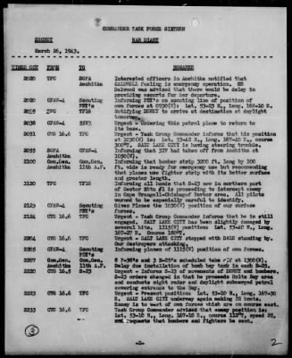 COMTASKFOR 16 > War Diary, 3/26/43
