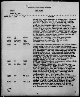 COMTASKFOR 16 > War Diary, 3/26/43