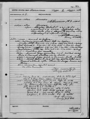USS HERMITAGE > War Diary, 3/1-31/43