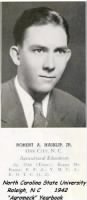 Lt Robert A "SLIP" Haislip, Jr. 1942 College Photo