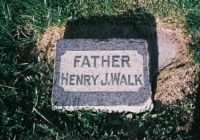 1930 FH-HJW Henry Joseph Walk Cemetary Headstone.jpg