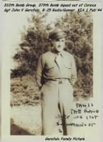 Sgt John Garofalo, B-25 Radio/Gunner KIA 1 Feb.1944 310th BG, 379th BS.