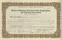 Thumbnail for Emma Schuler Cemetery Certificate