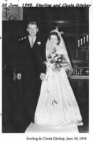 Sterling and Cleola wedding, 30 June, 1945