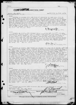 USS ST LOUIS > War Diary, 7/1-31/43