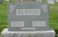 Grave Marker William H. Burton & Margaret (Huber) Burton