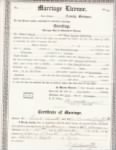 Thumbnail for Marriage License for Cecil Buell and Bessie Griffith.jpg