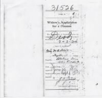 Roberts, William Widows Confederate Pension Application Texas 001.jpg