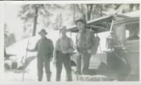 Irwin Burgess, Henry Merema, Jasper Miley after rescuing the Nightingale family - January 1930.jpg