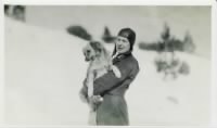 Evelyn Nightingale and Queen (Henry Merema's dog).jpg