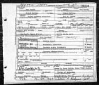 Alva Berlin Chaney death certificate