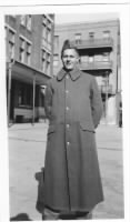 Jim Bugbee in Canada, he was issued a WWI Great-Coat.