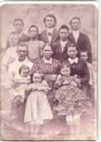 William Lasiter with wife, Mariah, and children  c.1872