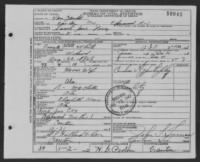 Sarah Jane Perry death certificate