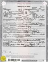 1951 Death Certificate of Paul de Launay