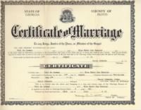 1931 Marriage Certificate