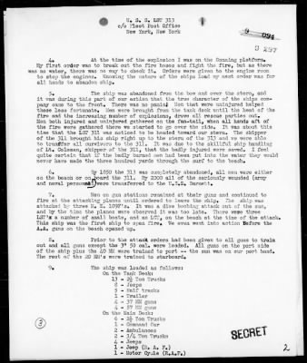 USS LST-313 > Action Report & War Diary, 7/8-10/43
