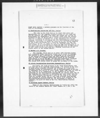 Thumbnail for Records Regarding Bank Investigations > Reichs - Kredit - Gesellschaft, Investigation Of: Report, Exhibits, And Annexes [2 Of 2]