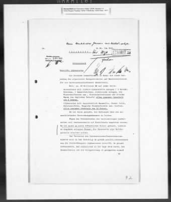 Thumbnail for Records Regarding Bank Investigations > Reichs - Kredit - Gesellschaft, Investigation Of: Report, Exhibits, And Annexes [2 Of 2]