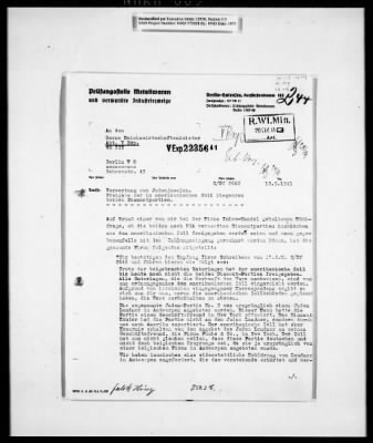 Thumbnail for Records Relating to Interrogations of Nazi Financiers > Reichswirtschaftministerium