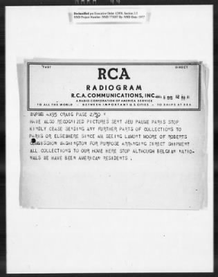 Restitution Claim Records > Restitution Cases: General Correspondence-France Claims, January 1946-April 1946