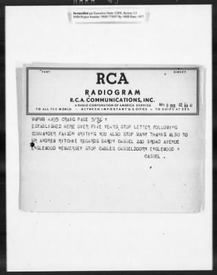 Restitution Claim Records > Restitution Cases: General Correspondence-France Claims, January 1946-April 1946