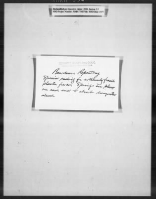 Thumbnail for Restitution Claim Records > Restitution Cases: General Correspondence-France Claims, Buxheim Repository