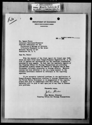 General Correspondence > Correspondence-July-December 1946