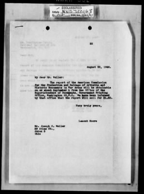 General Correspondence > Correspondence-July-December 1946