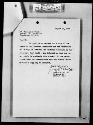 General Correspondence > Correspondence-July-December 1946