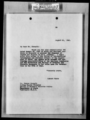 General Correspondence > Correspondence-July-December 1946