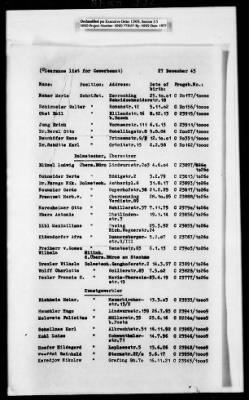 Administrative Records > Denazification : Fragebogen Clearance Sheets, August 11 1945-January 29, 1946