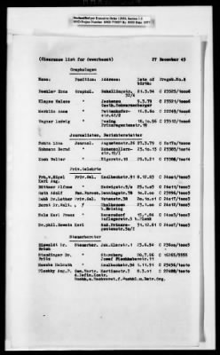 Administrative Records > Denazification : Fragebogen Clearance Sheets, August 11 1945-January 29, 1946