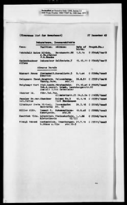 Administrative Records > Denazification : Fragebogen Clearance Sheets, August 11 1945-January 29, 1946