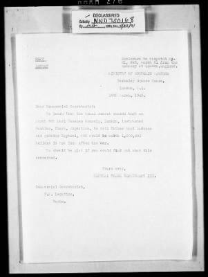 Thumbnail for Reports from Advisors Overseas > [Sumner Mck.] Crosby's Report No 1, 2nd Trip, Dated April 5, 1945