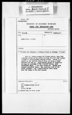 Reports from Advisors Overseas > [Sumner Mck.] Crosby's Report No 1, 2nd Trip, Dated April 5, 1945