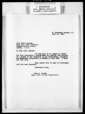 London Files > London File - Scarff And Walker Correspondence, July - September 1945