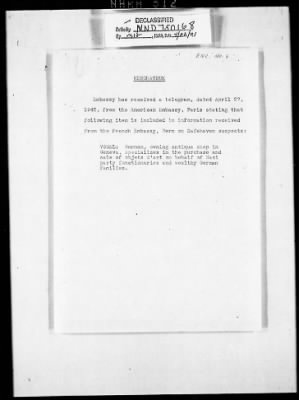 Reports from Advisors Overseas > London Dispatch No. 23153, [Sumner Mck.] Crosby's Report No. 3, Dated May 19, 1945