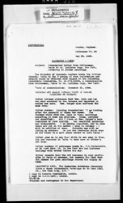 Reports from Advisors Overseas > London Dispatch No. 23153, [Sumner Mck.] Crosby's Report No. 3, Dated May 19, 1945