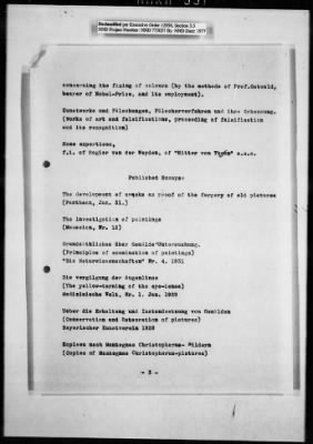 Thumbnail for Records Relating To The Status Of Monuments, Museums, And Archives > Repositories, Correspondence: South Bavaria (Osterhofen-Pfaffenhausen)