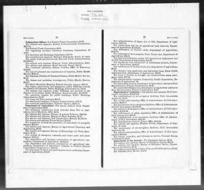 Thumbnail for Budget Records > Extra Copies Of Public Con 375-78th Cong, And Accounts And Procedures Letter No. 7901-1945 Appropriation