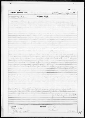 USS G E BADGER > War Diary, 8/1-31/43